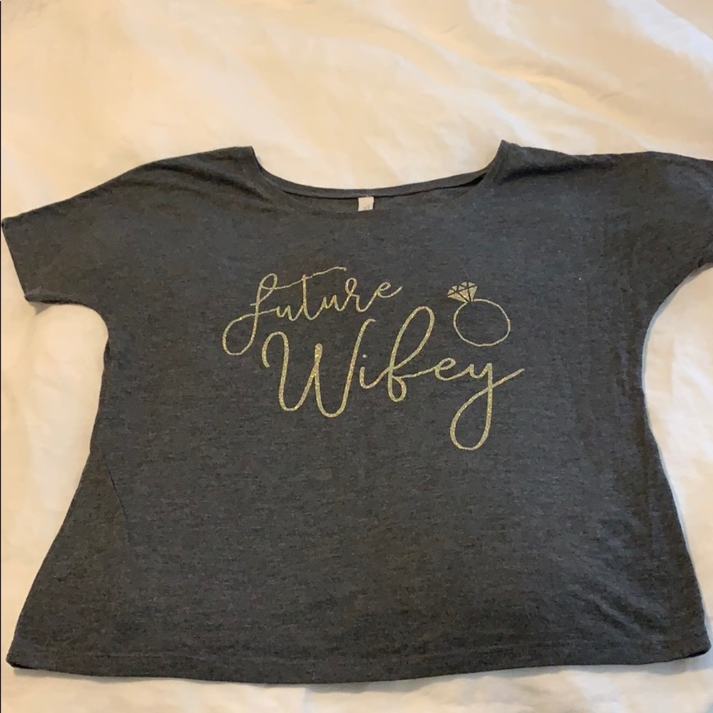 Future Wifey Off Shoulder Top